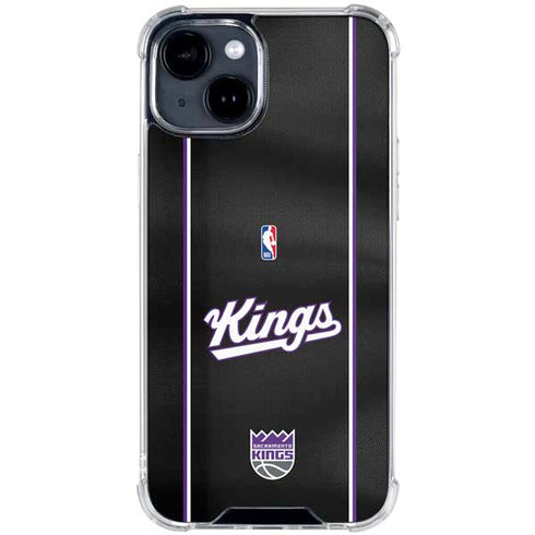 NBA Sacramento Kings Jersey iPhone 15 Clear Case